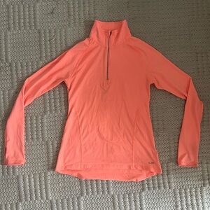 Nike Coral Fitted Long Sleeve Tee